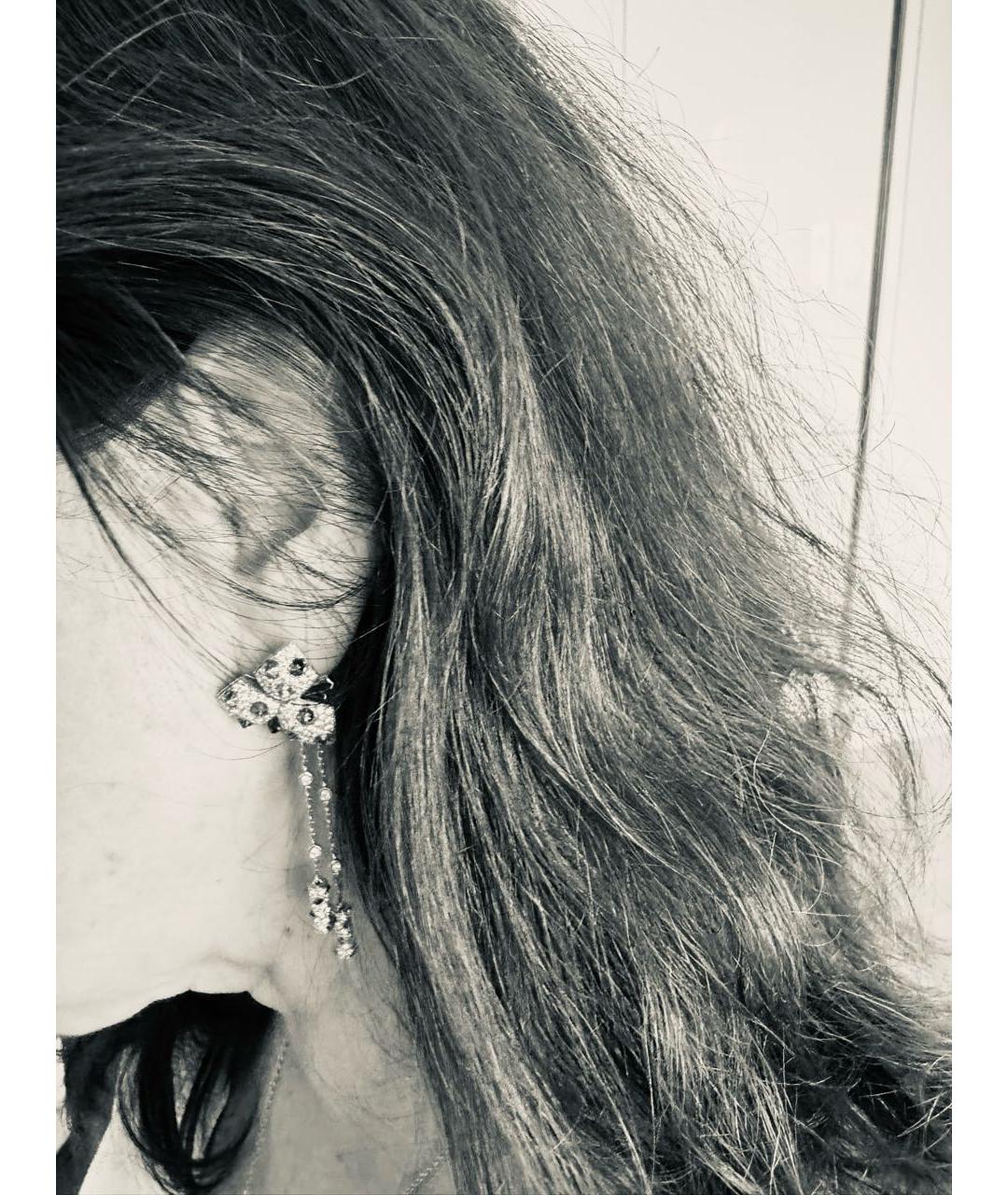 CARTIER Белые серьги из белого золота, фото 4