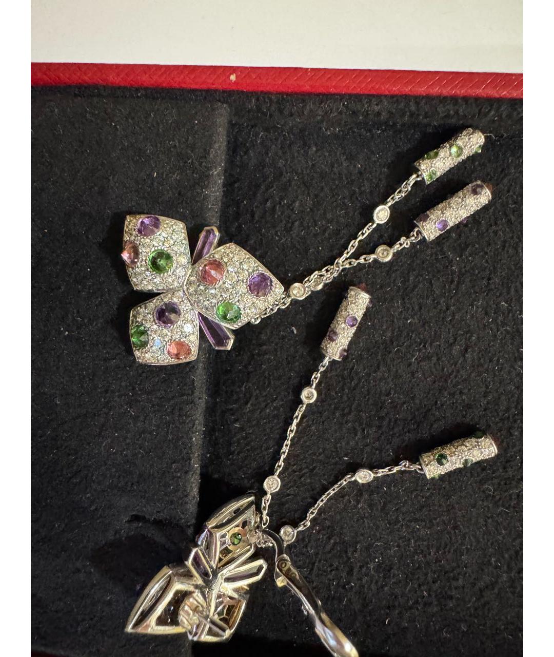 CARTIER Белые серьги из белого золота, фото 7