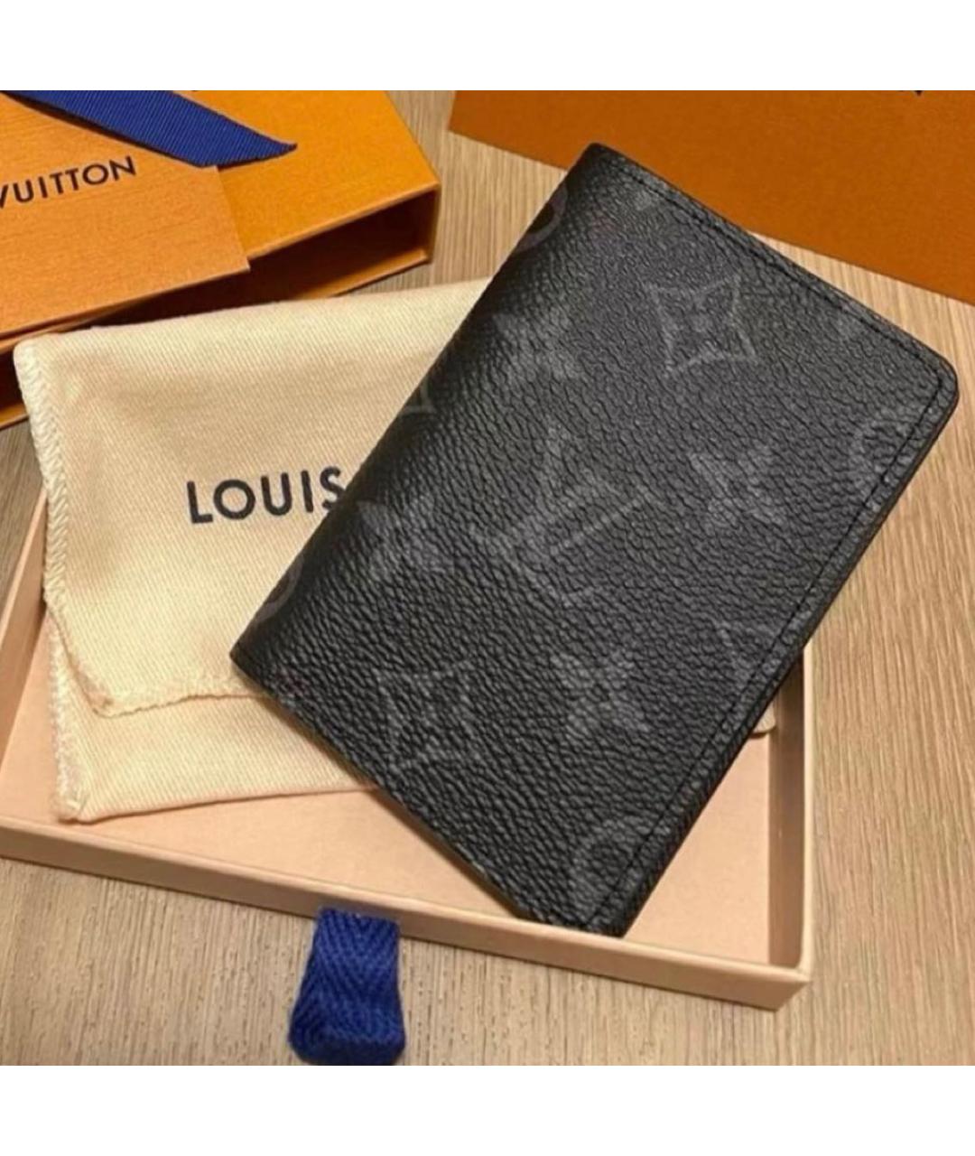 LOUIS VUITTON Черный кошелек, фото 3