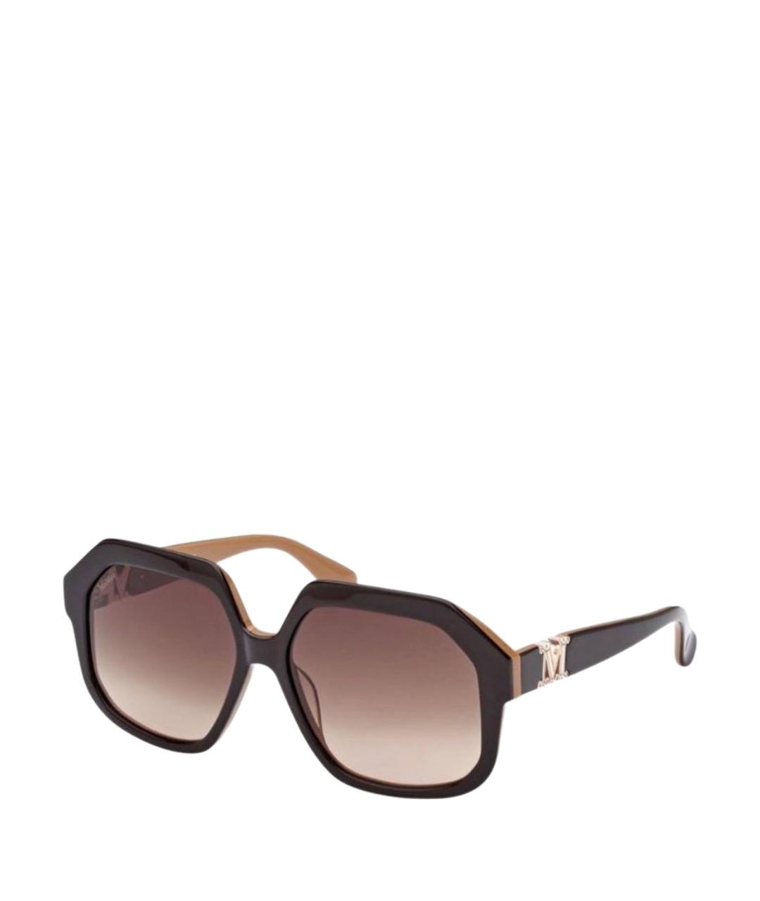 MAX MARA Черные пластиковые солнцезащитные очки, фото 1