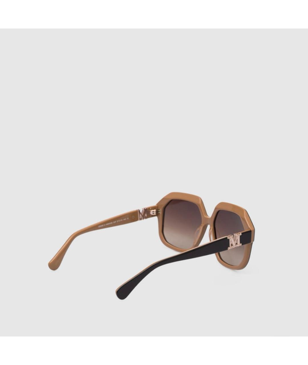 MAX MARA Черные пластиковые солнцезащитные очки, фото 4