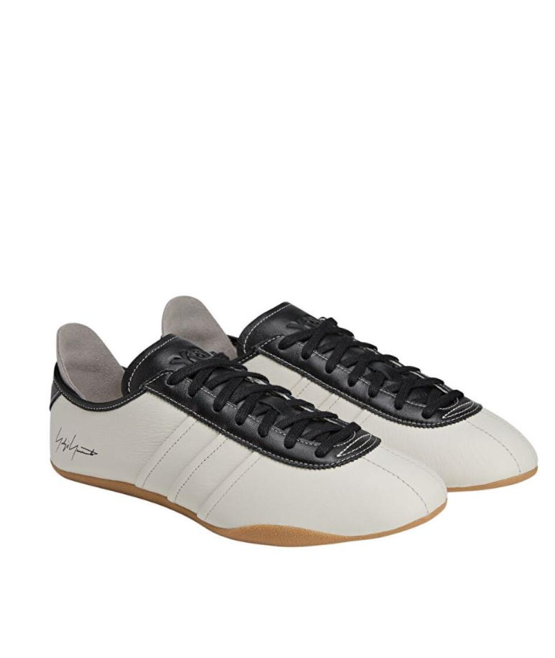 Y-3 Белые кожаные кроссовки, фото 2