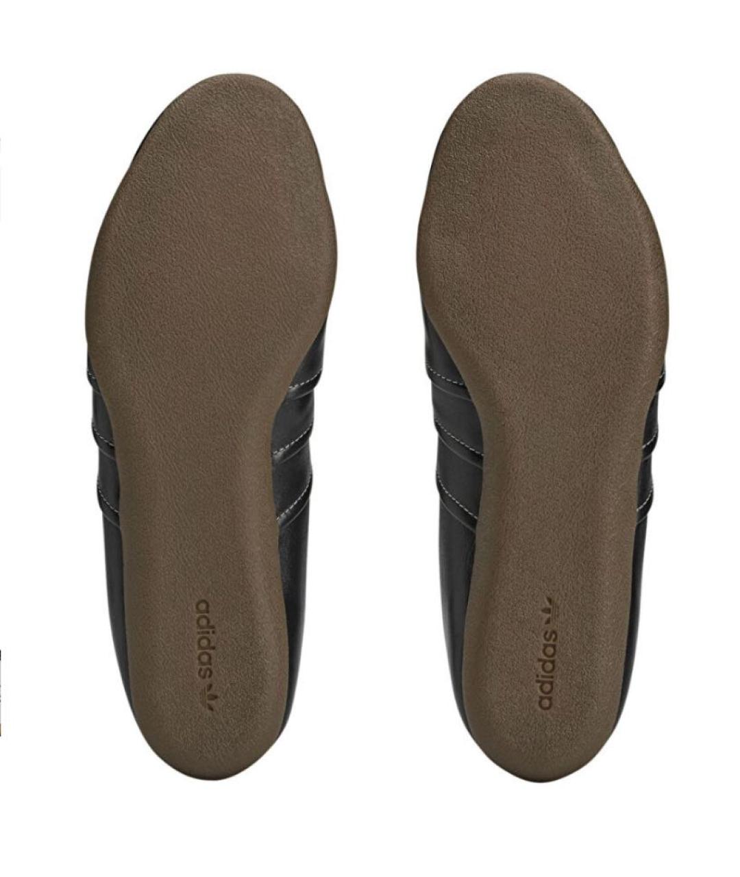 Y-3 Черные кожаные кроссовки, фото 6
