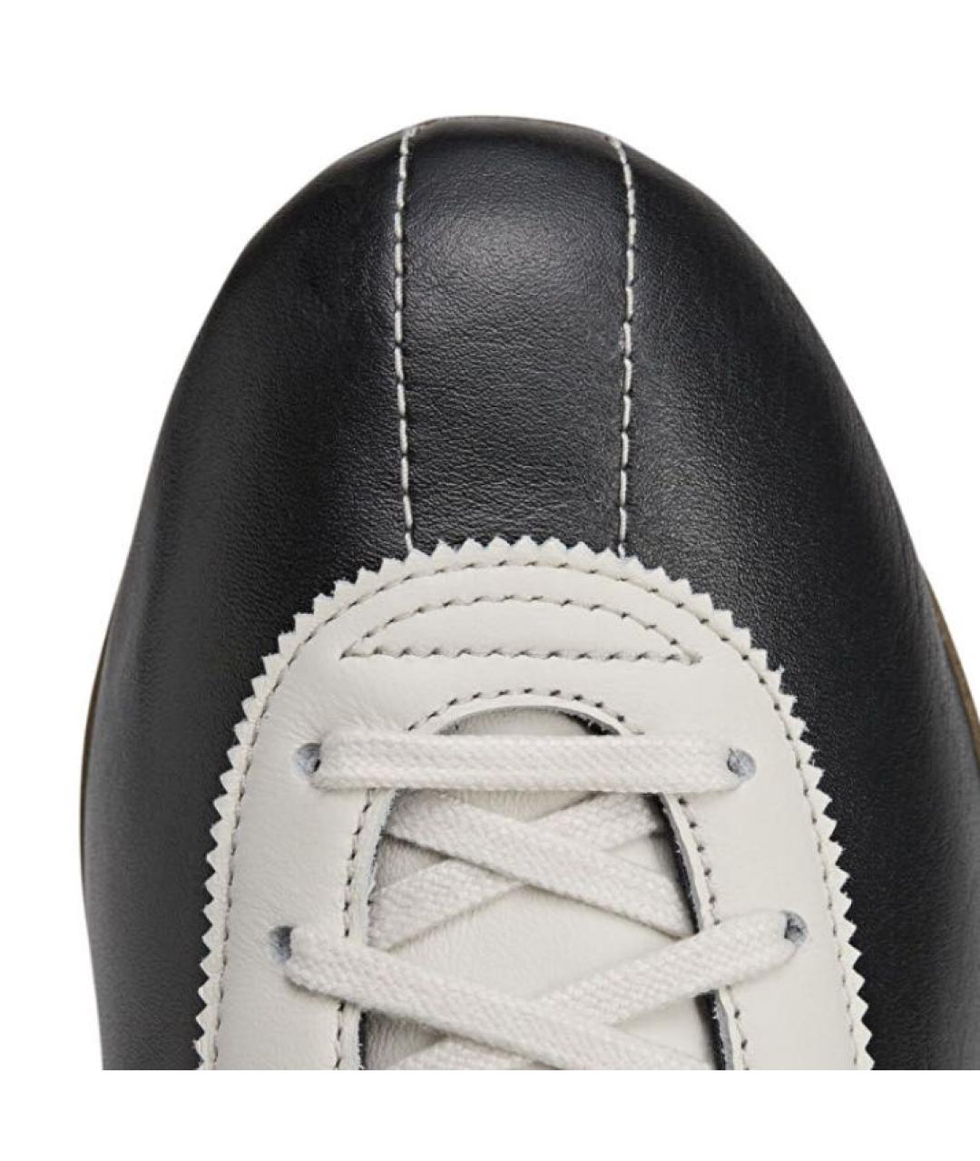 Y-3 Черные кожаные кроссовки, фото 8