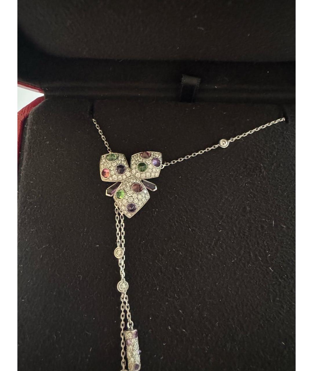 CARTIER Мульти колье из белого золота, фото 5