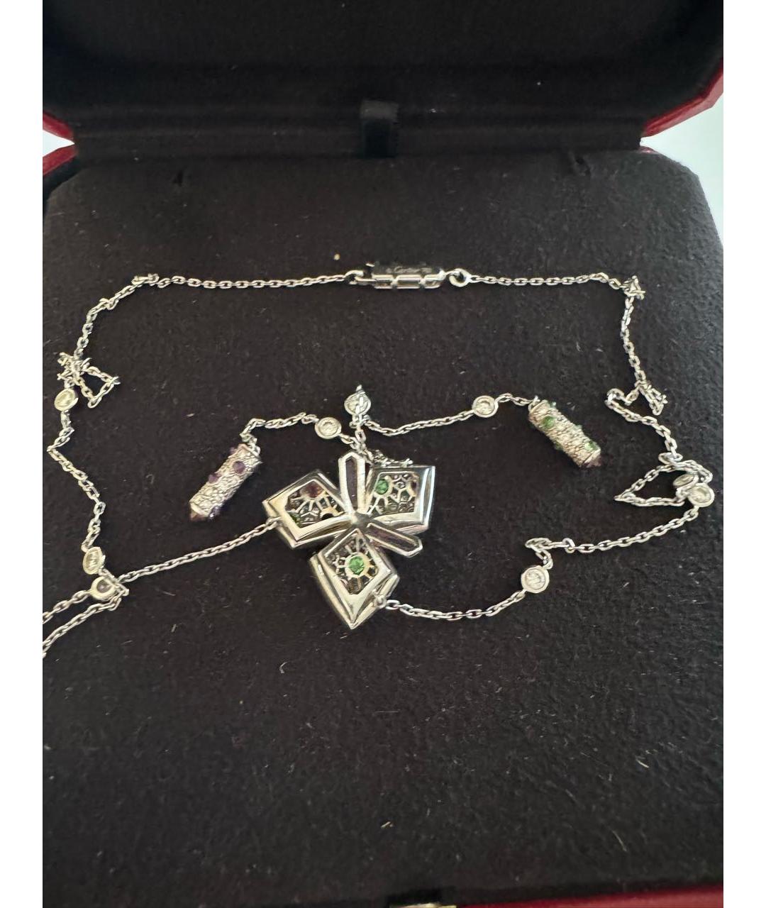 CARTIER Мульти колье из белого золота, фото 4