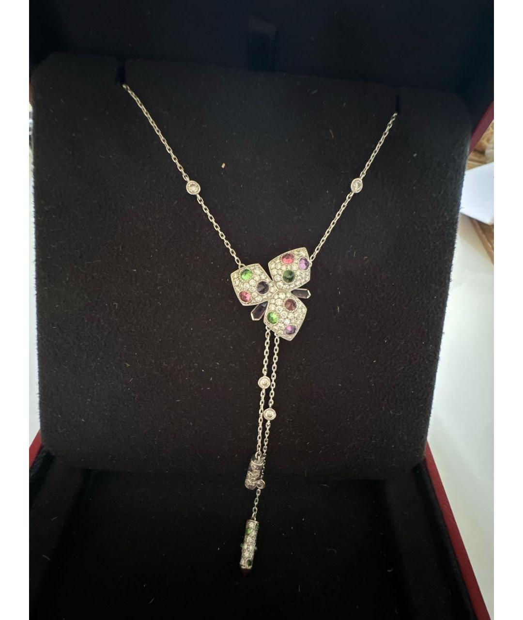 CARTIER Мульти колье из белого золота, фото 7