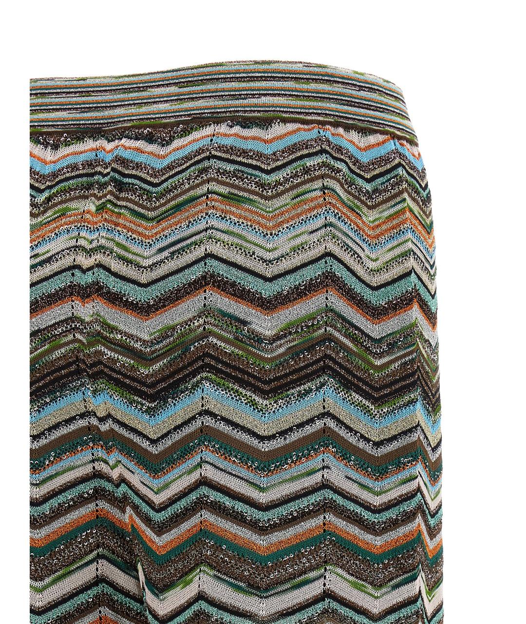 MISSONI Мульти вискозные прямые брюки, фото 3