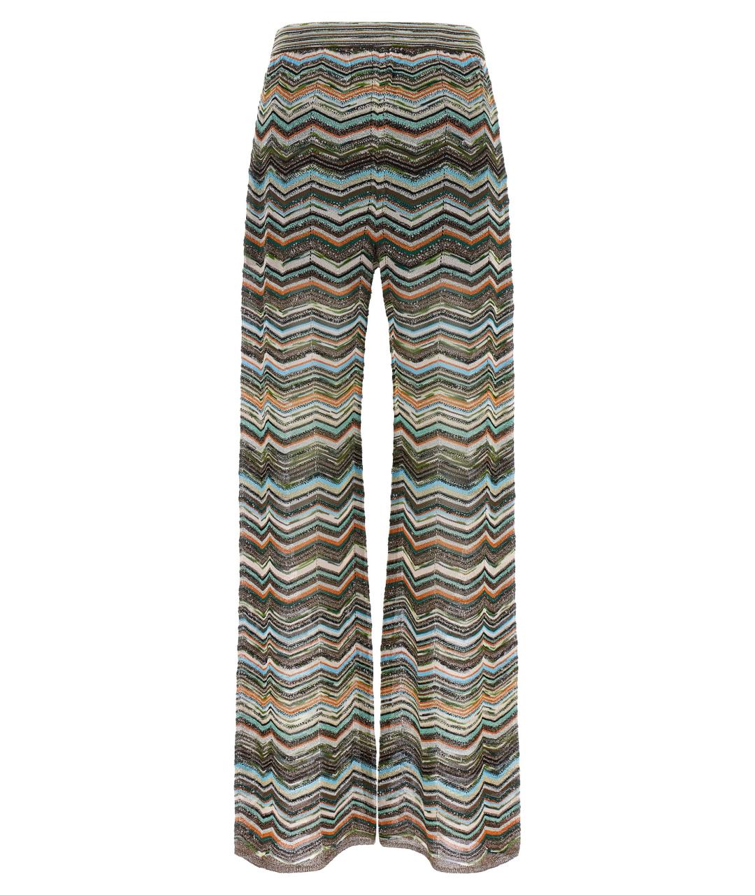 MISSONI Мульти вискозные прямые брюки, фото 1