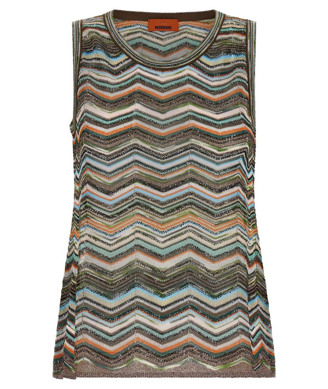 MISSONI Мульти вискозная майка, фото 1