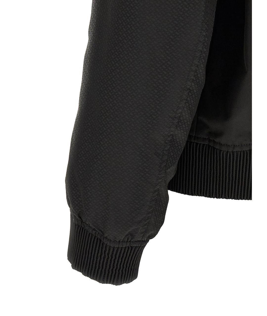 HUGO BOSS Черная полиэстеровая куртка, фото 4