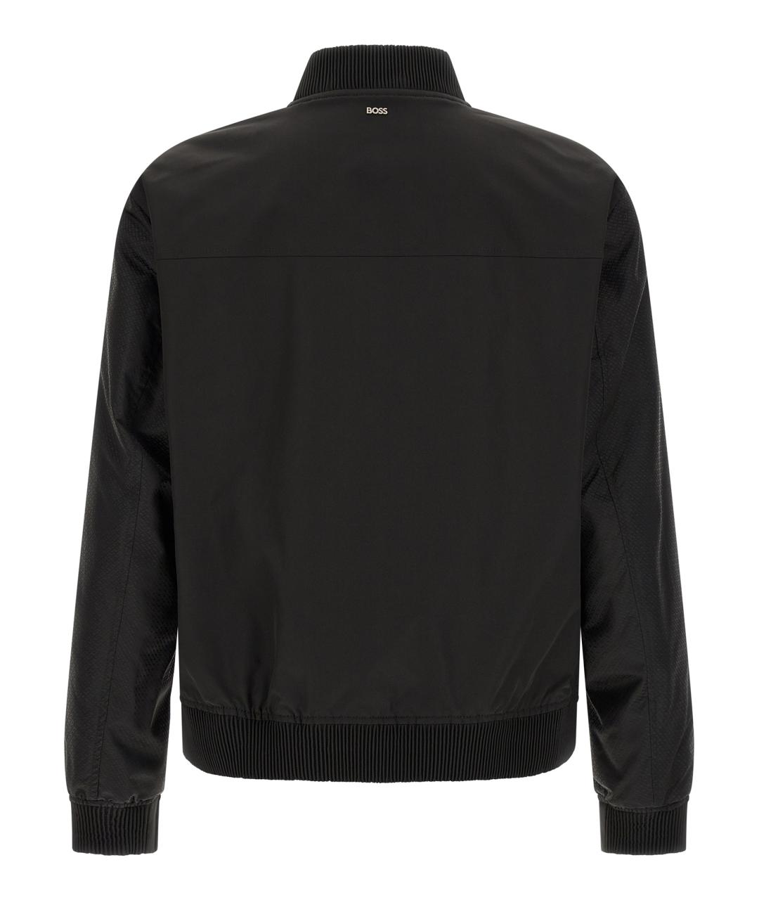 HUGO BOSS Черная полиэстеровая куртка, фото 2