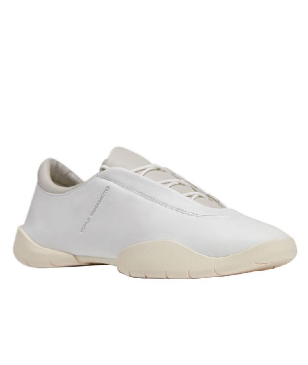 Y-3 Белые кожаные кроссовки, фото 2