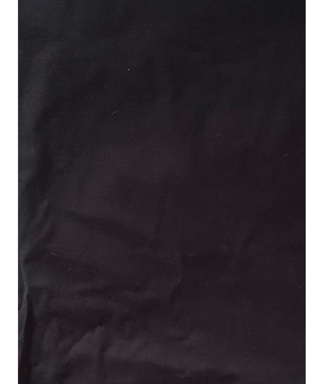 MAISON MARGIELA Черная хлопковая футболка, фото 4