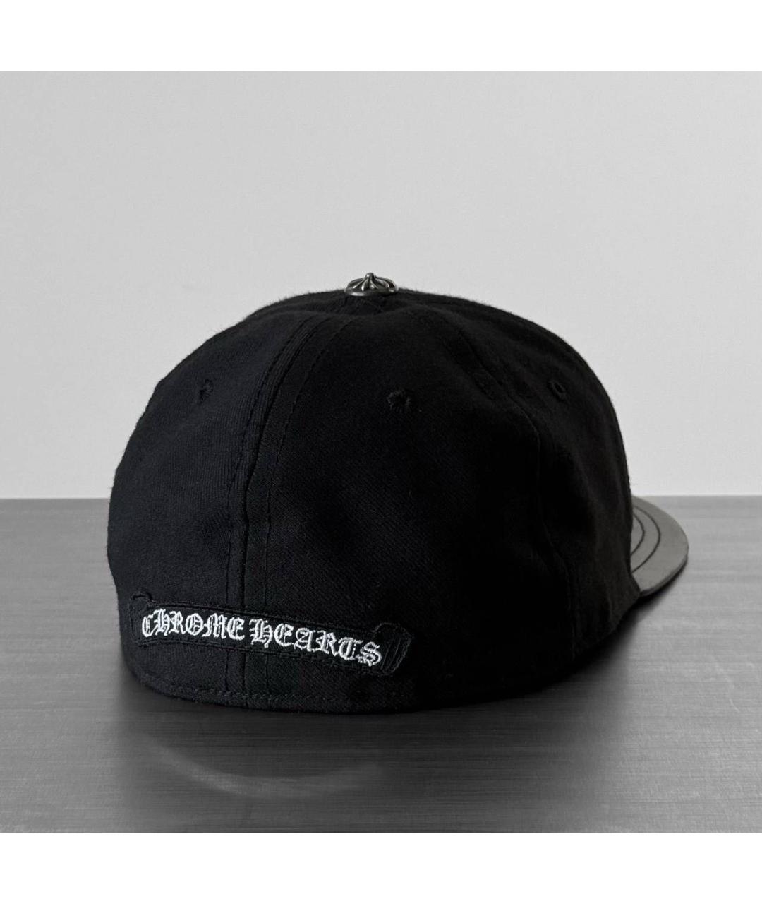 CHROME HEARTS Черная хлопковая кепка, фото 2