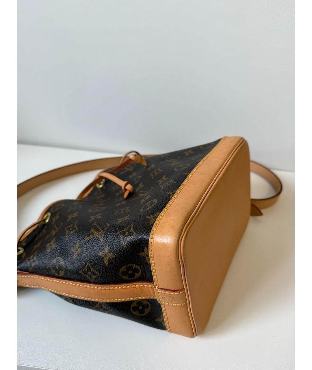 LOUIS VUITTON Коричневая канва сумка через плечо, фото 8