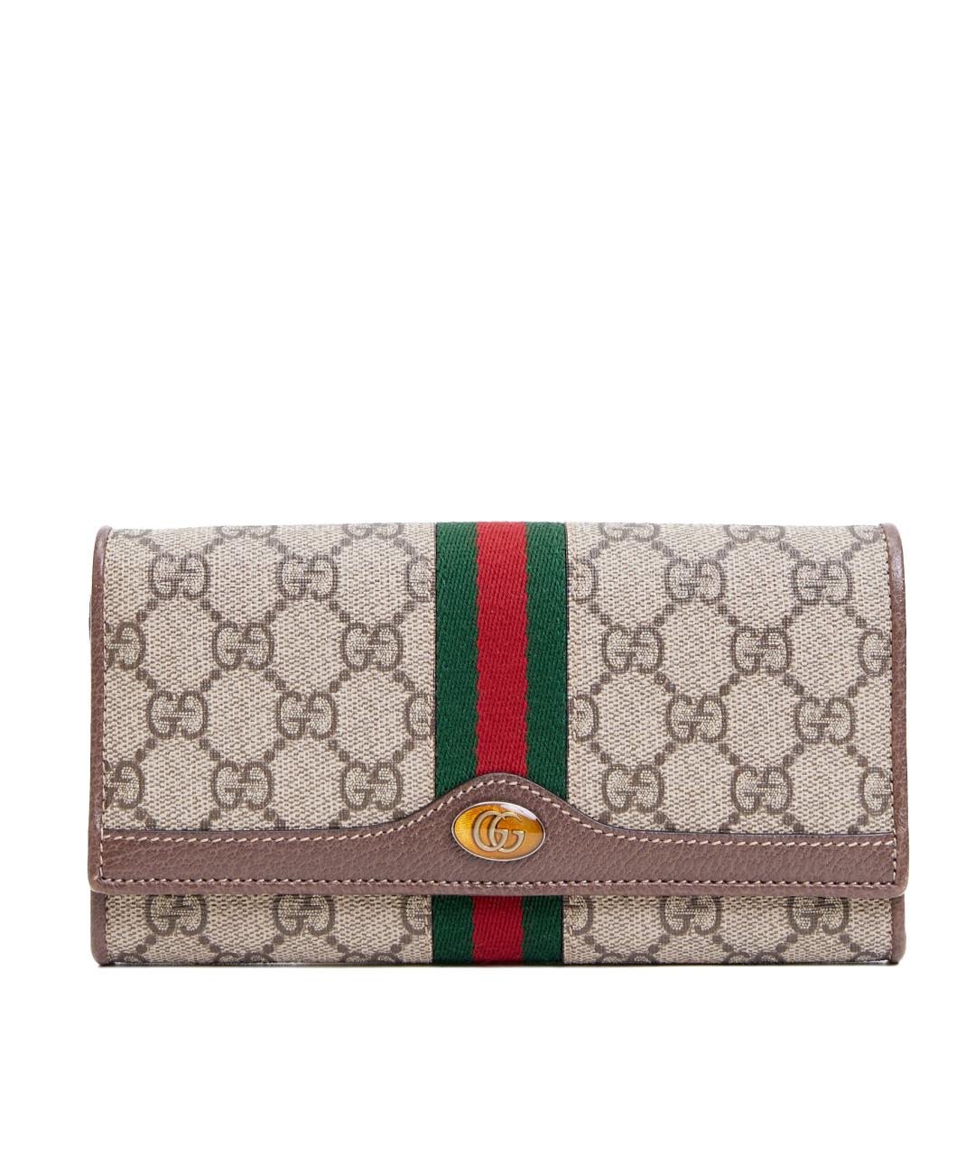 GUCCI Бежевая твидовая сумка через плечо, фото 1