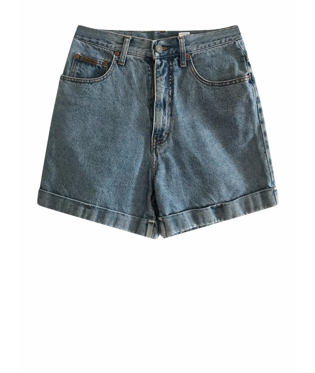 CALVIN KLEIN Синие деним шорты, фото 1