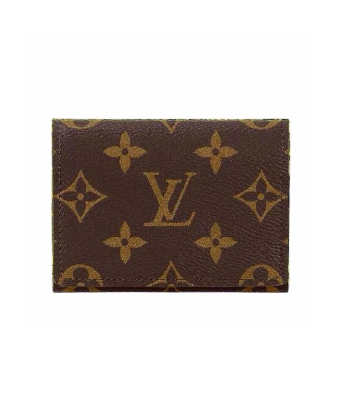 LOUIS VUITTON Коричневый кошелек, фото 5