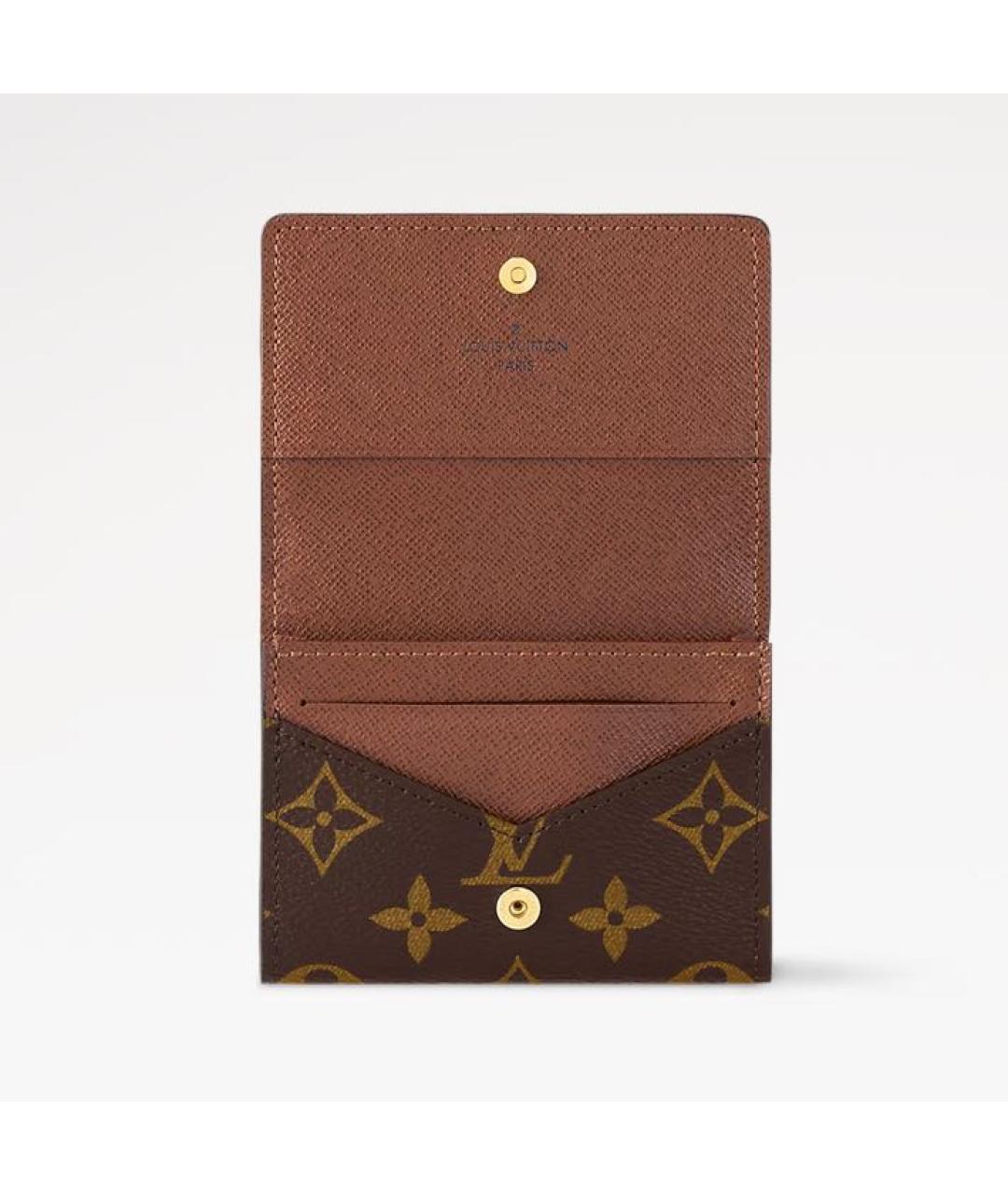 LOUIS VUITTON Коричневый кошелек, фото 3