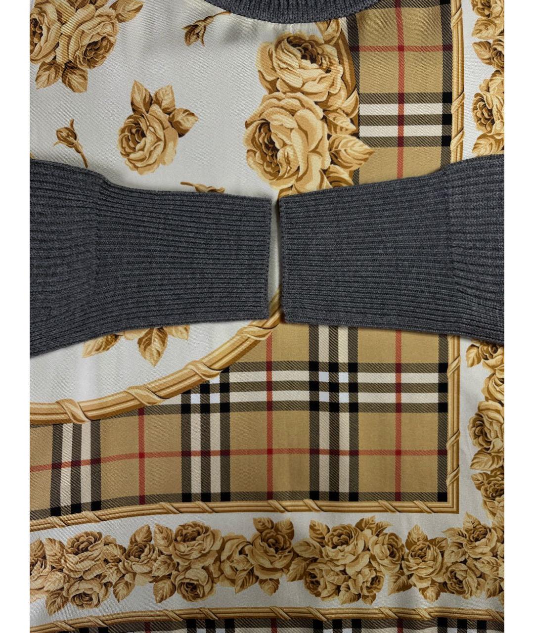 BURBERRY Антрацитовый шерстяной джемпер / свитер, фото 7