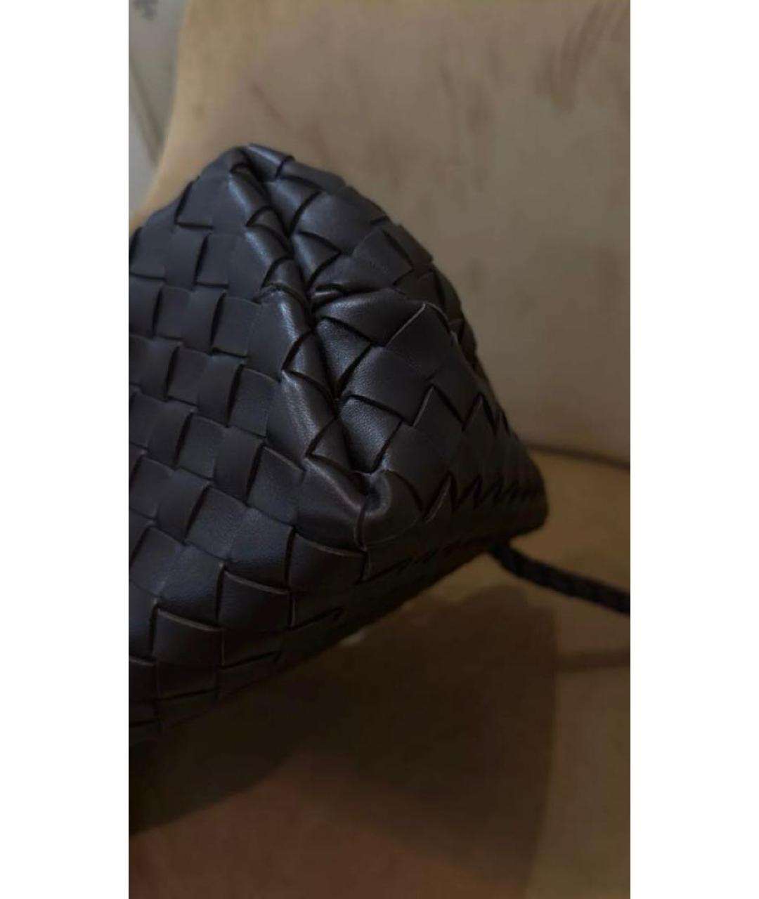 BOTTEGA VENETA Коричневая кожаная сумка тоут, фото 4