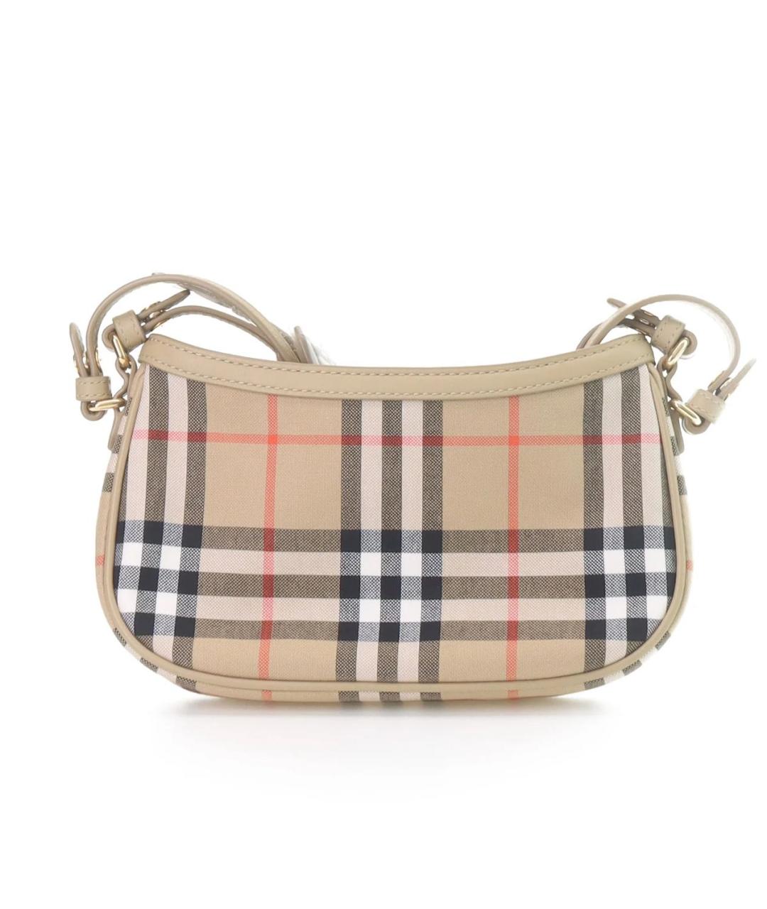 BURBERRY Бежевая сумка с короткими ручками, фото 2