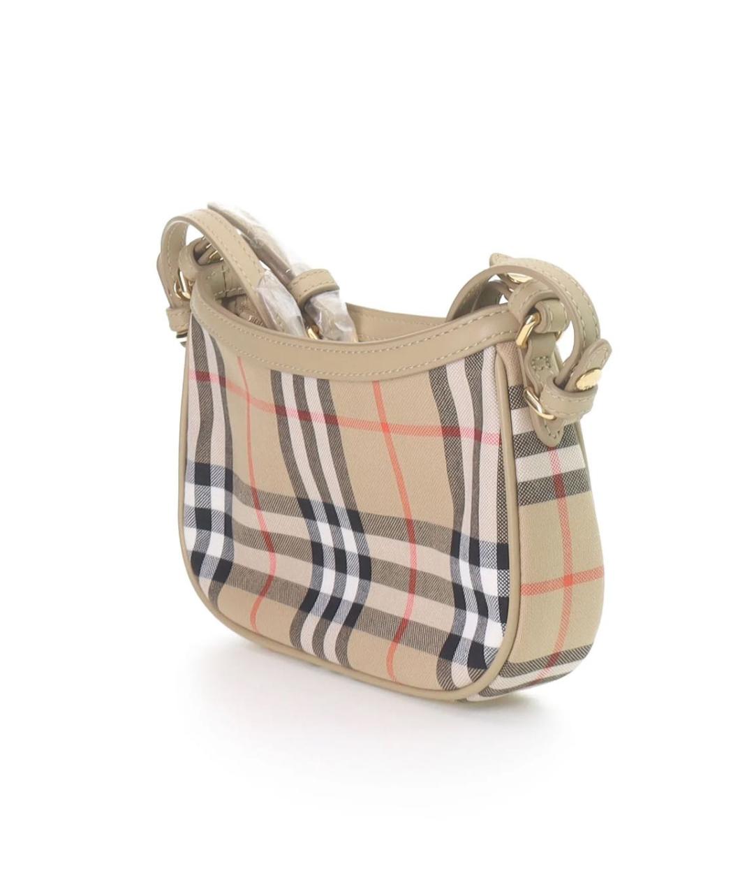 BURBERRY Бежевая сумка с короткими ручками, фото 3