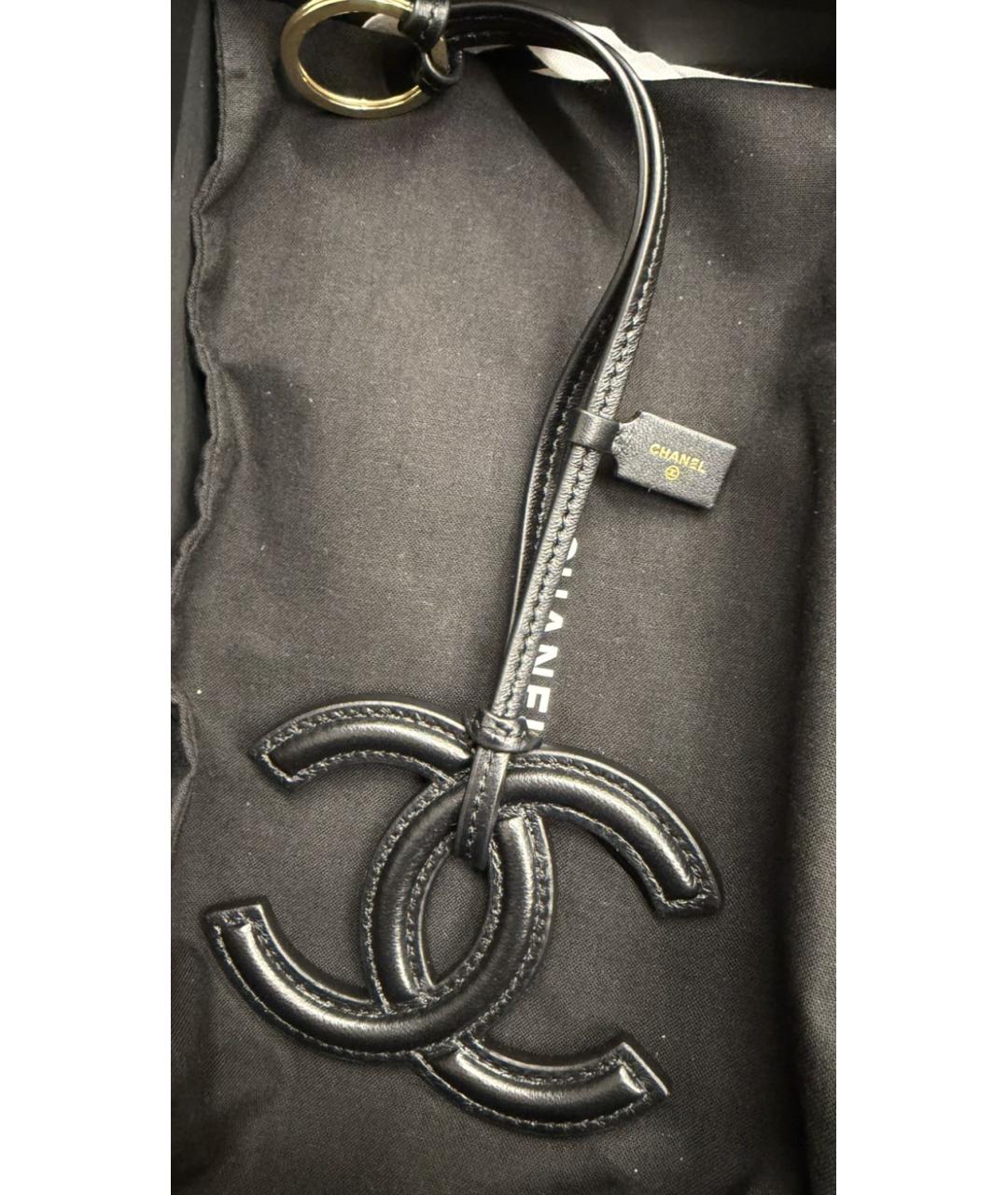CHANEL Черный брелок, фото 3