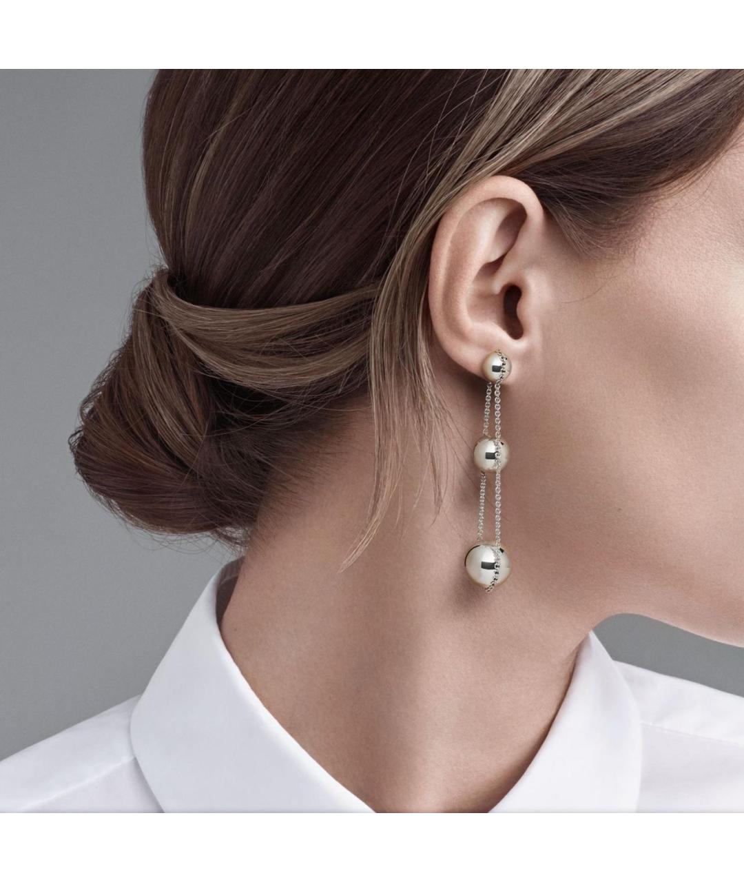 TIFFANY&CO Серебряные серебряные серьги, фото 3