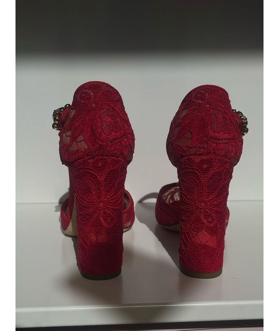 DOLCE&GABBANA Красные туфли, фото 3