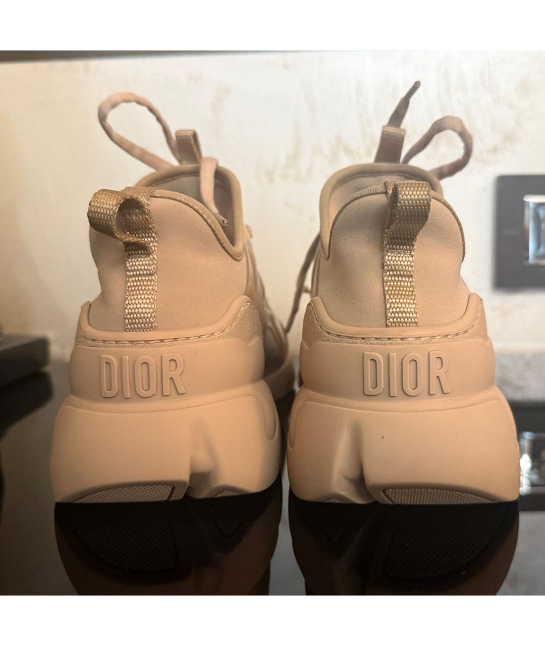CHRISTIAN DIOR Бежевые кроссовки, фото 4