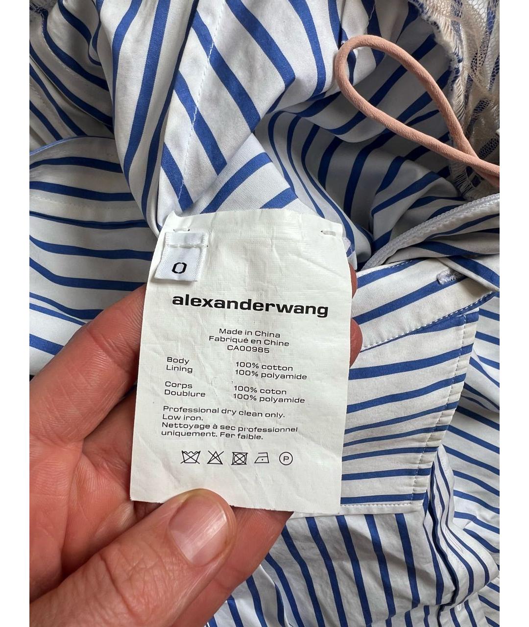 ALEXANDER WANG Хлопковое повседневное платье, фото 3