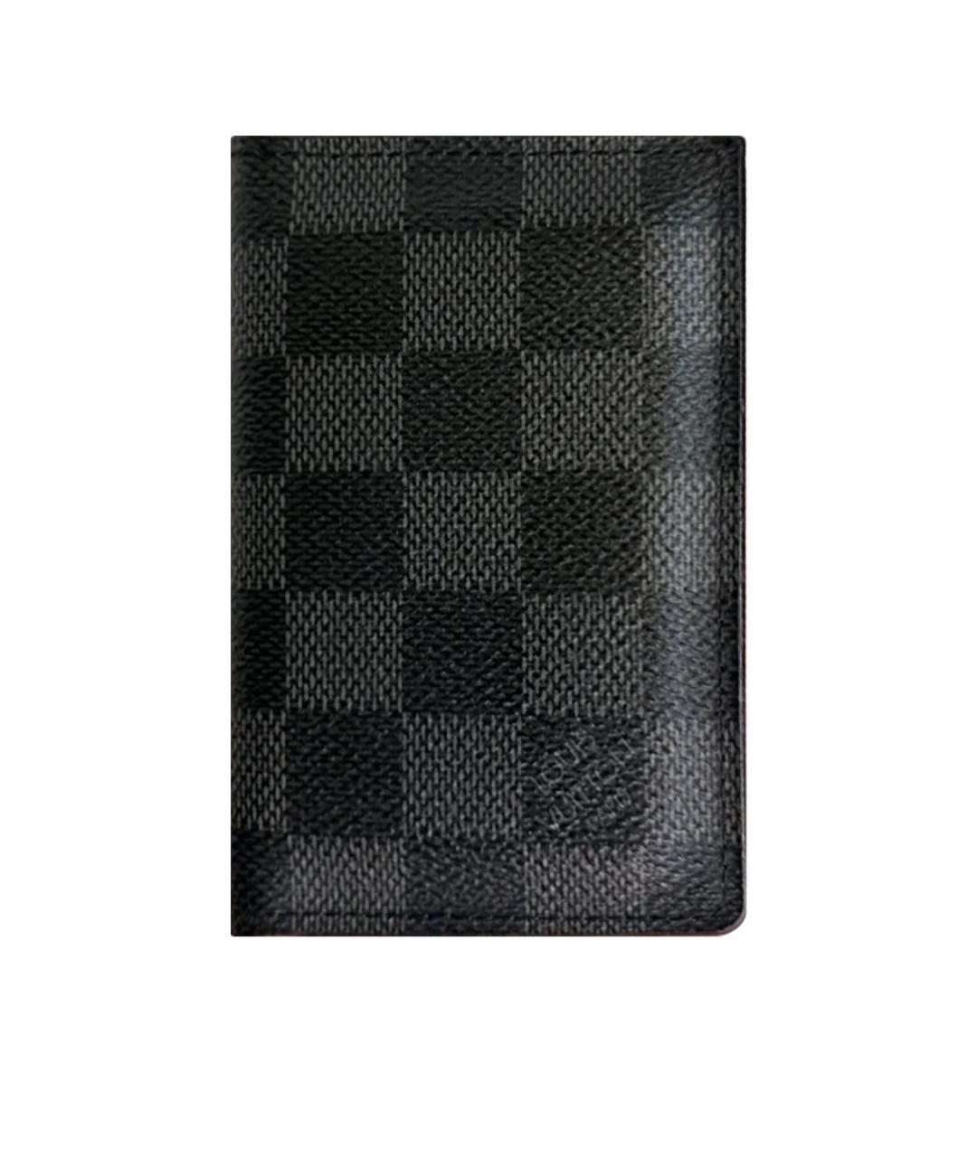 LOUIS VUITTON Антрацитовый кошелек, фото 1