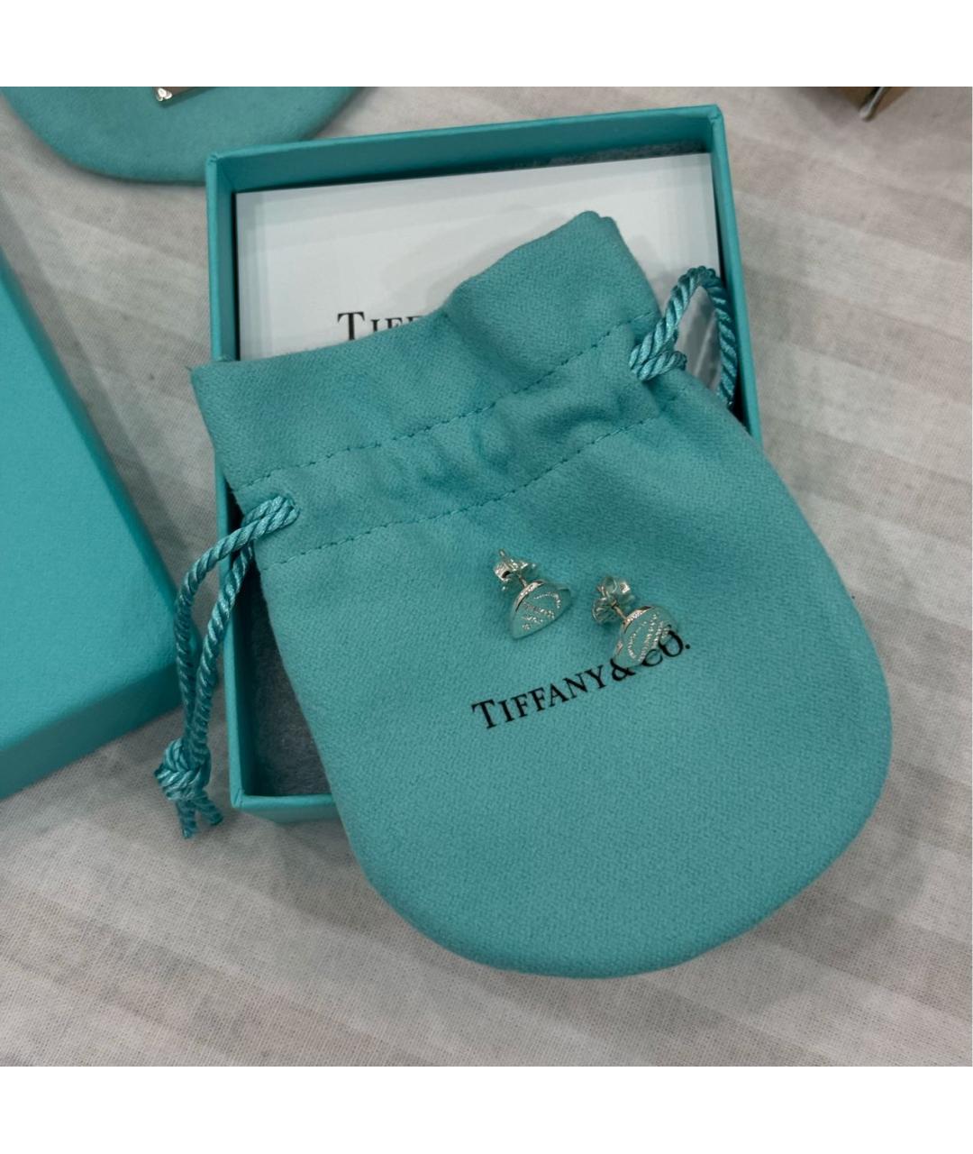 TIFFANY&CO Серебряные серебряные серьги, фото 3