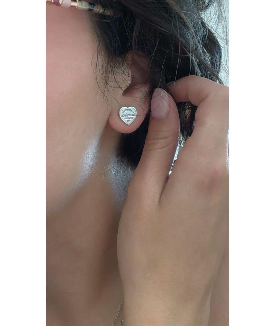 TIFFANY&CO Серебряные серебряные серьги, фото 4