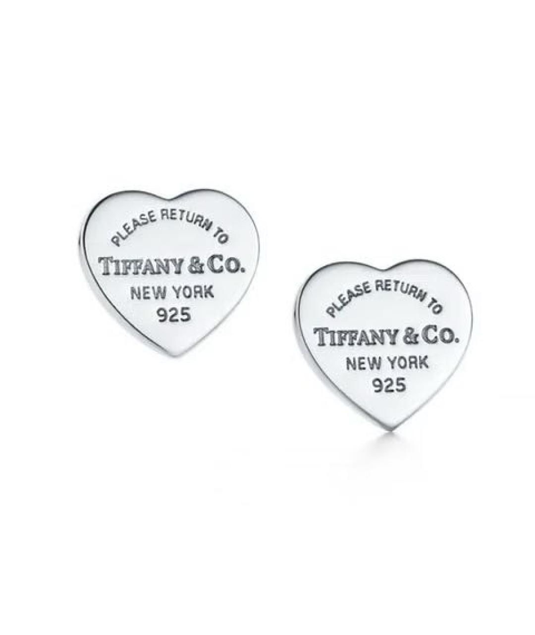 TIFFANY&CO Серебряные серебряные серьги, фото 1