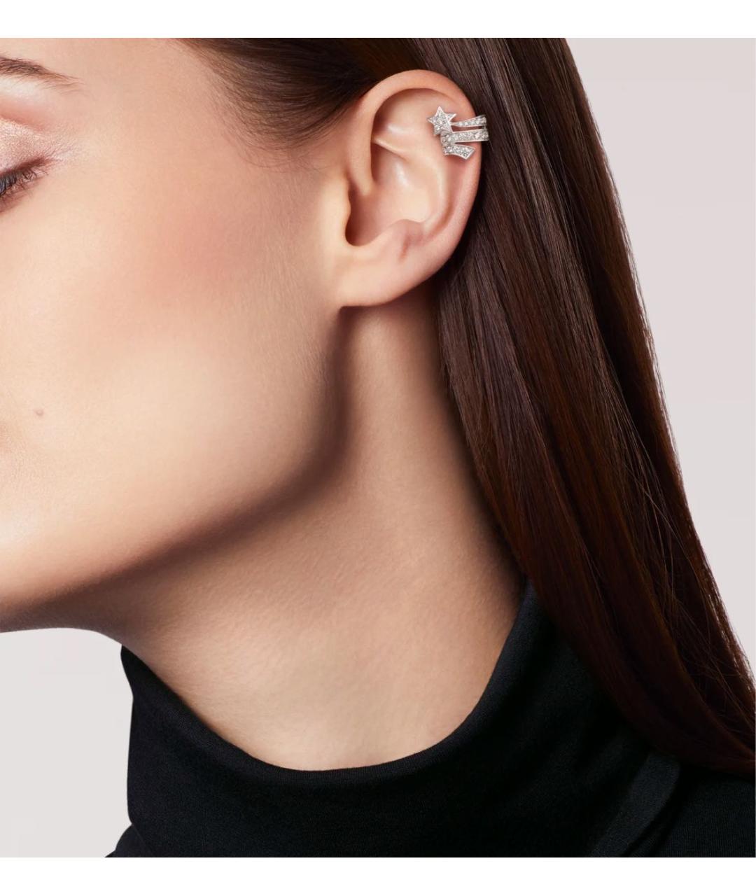 CHANEL Серебряные серьги из белого золота, фото 3