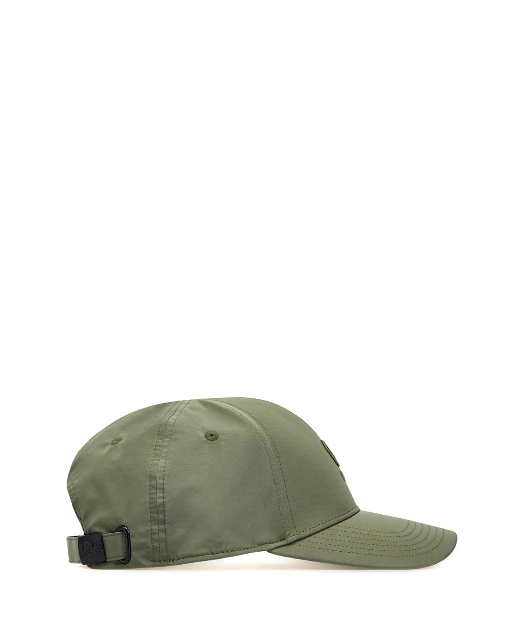 CP COMPANY Зеленая синтетическая кепка/бейсболка, фото 3