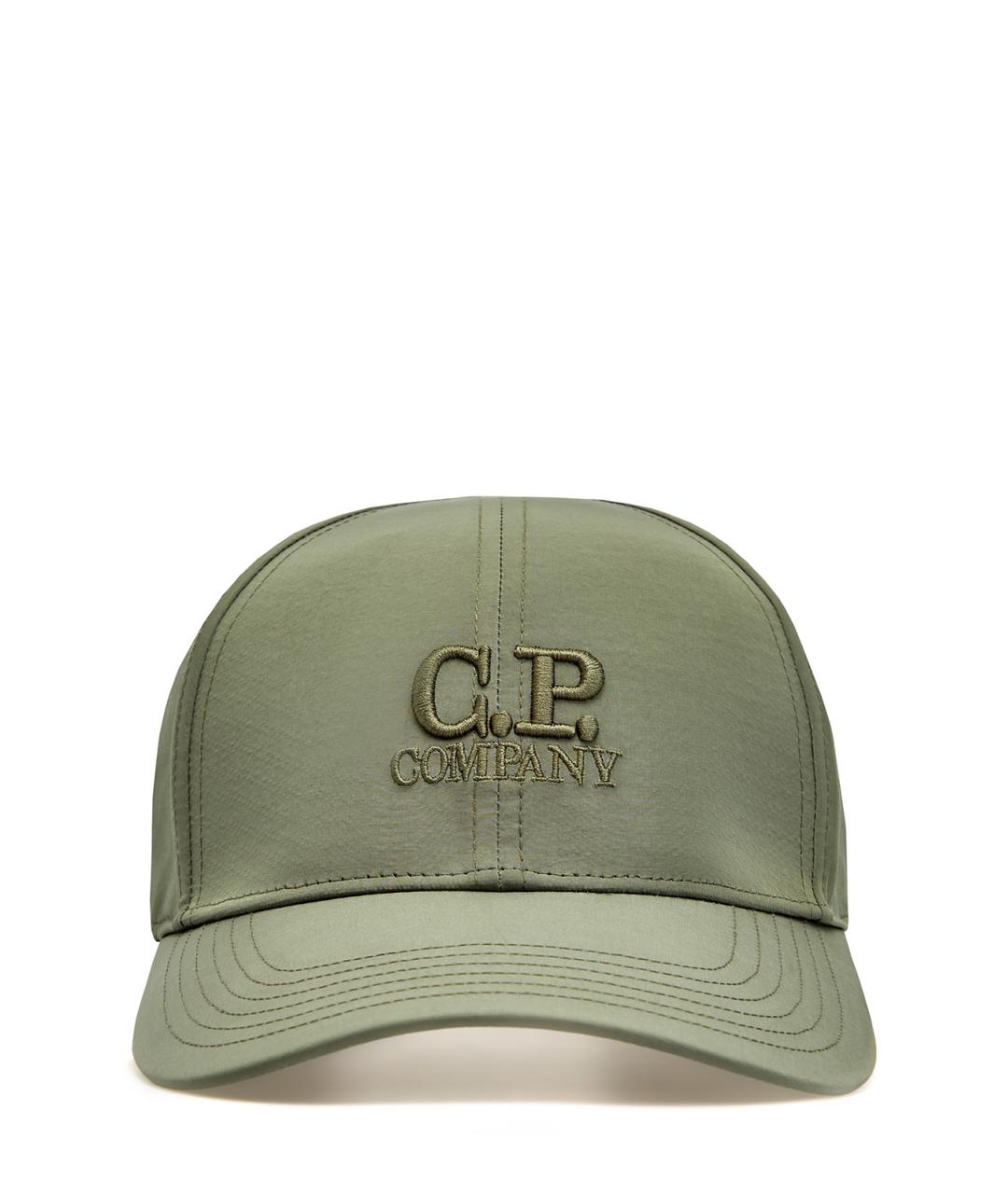CP COMPANY Зеленая синтетическая кепка/бейсболка, фото 1
