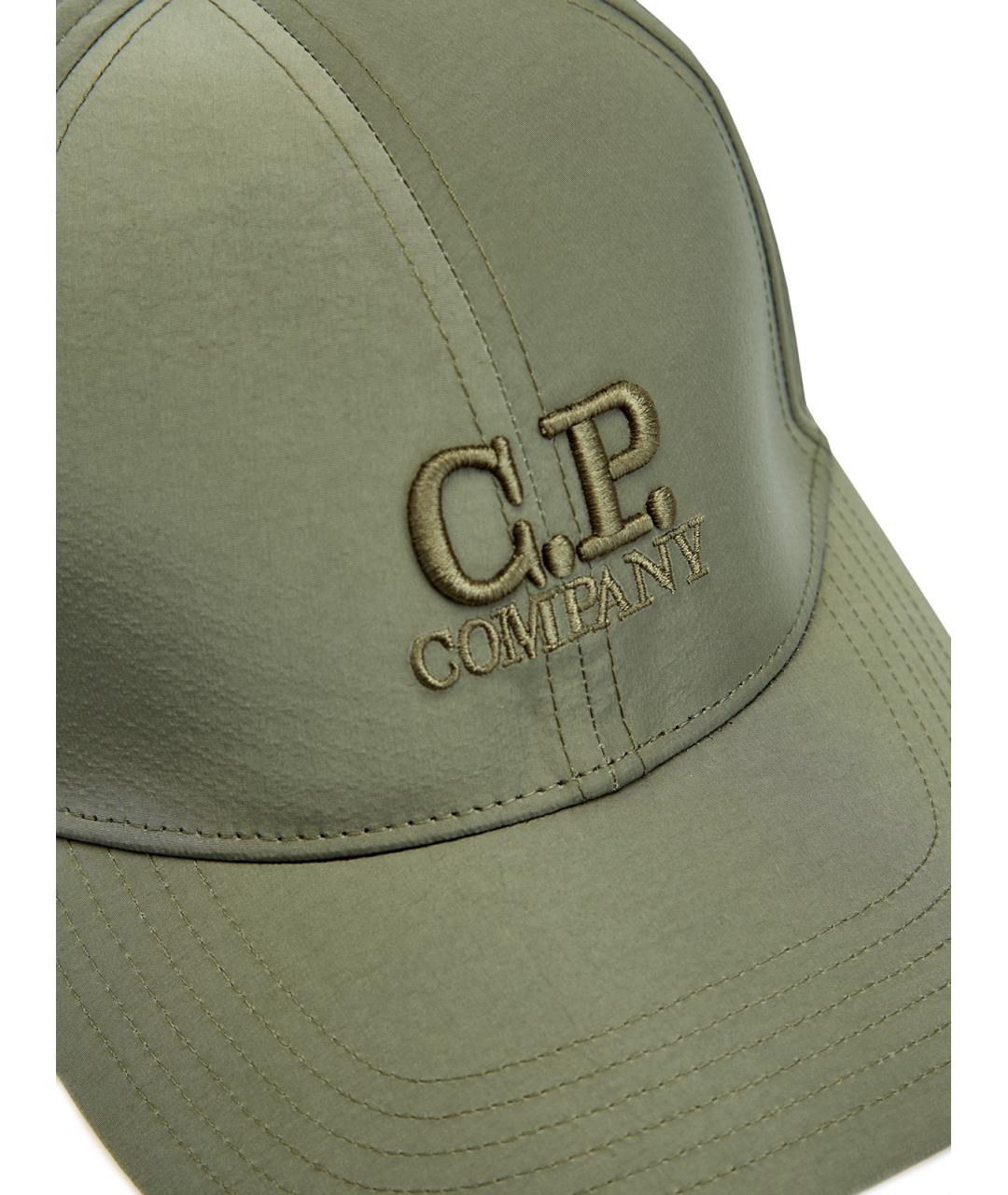 CP COMPANY Зеленая синтетическая кепка/бейсболка, фото 5