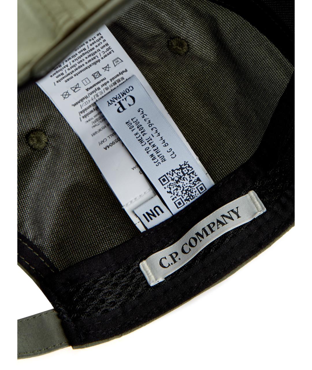 CP COMPANY Зеленая синтетическая кепка/бейсболка, фото 6