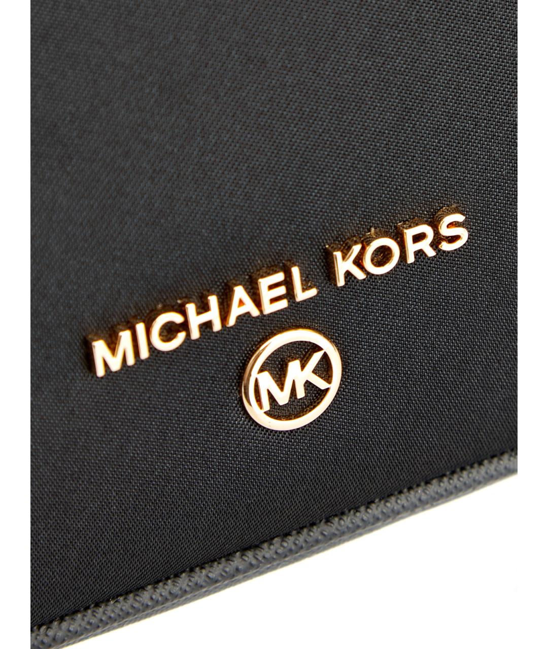 MICHAEL MICHAEL KORS Черная синтетическая сумка через плечо, фото 6