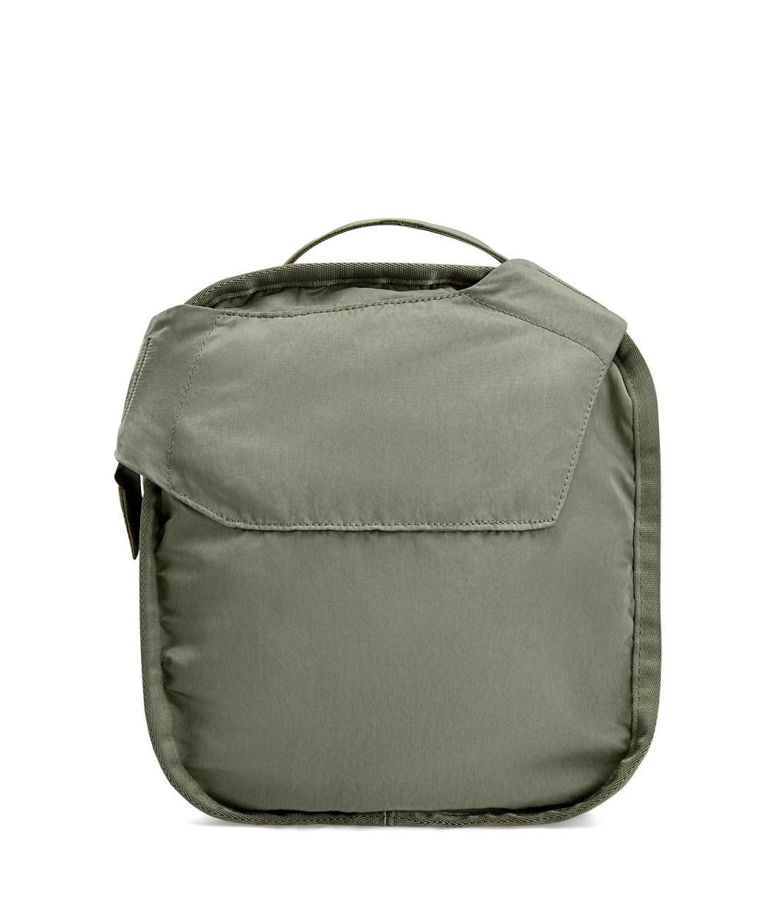 CP COMPANY Зеленая синтетическая барсетка, фото 5