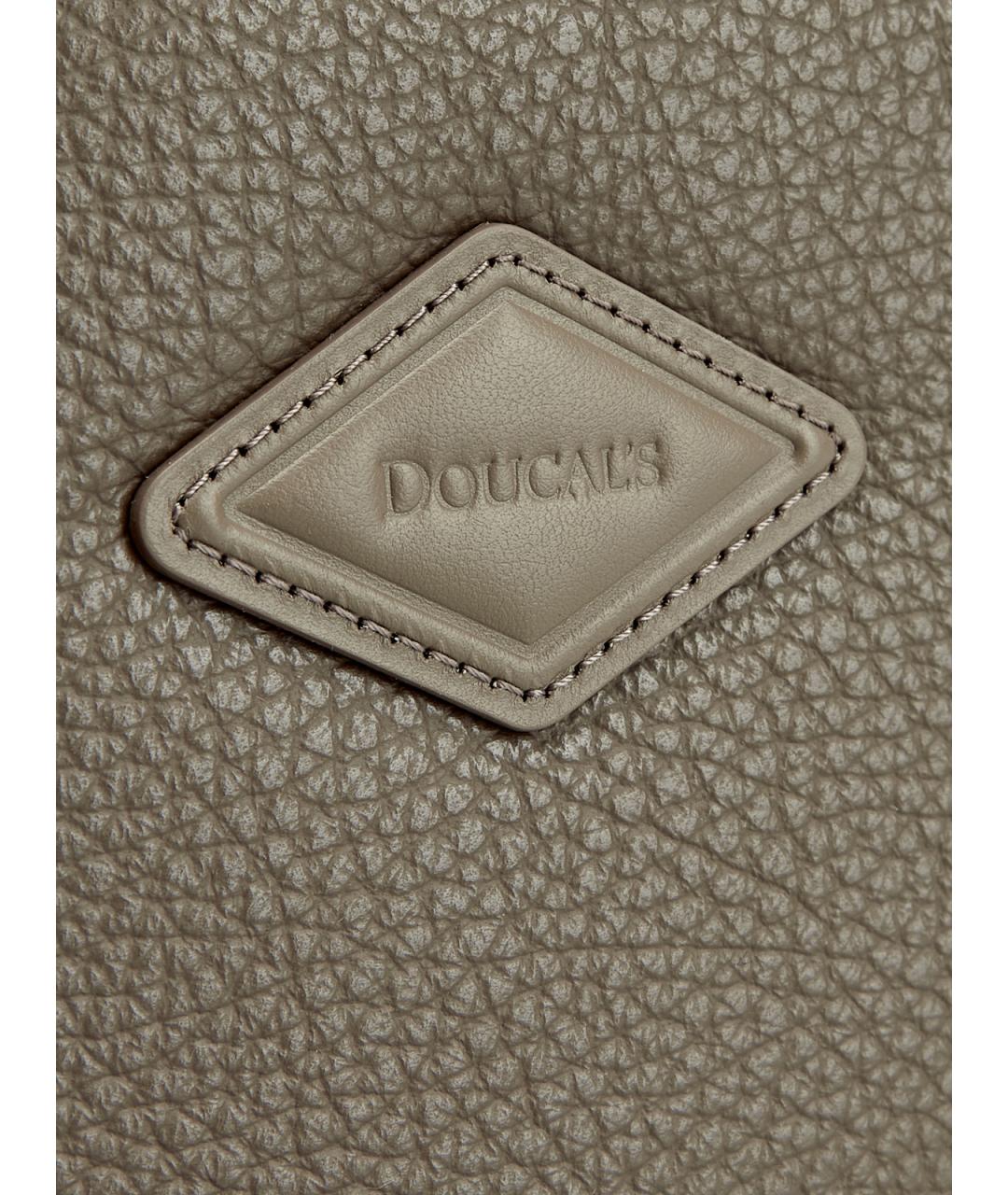 DOUCAL'S Бежевый кожаный кошелек, фото 6