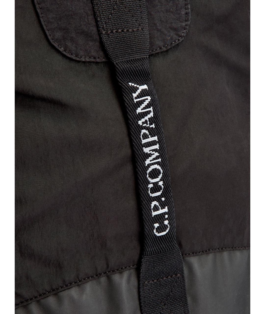 CP COMPANY Черный синтетический рюкзак, фото 6
