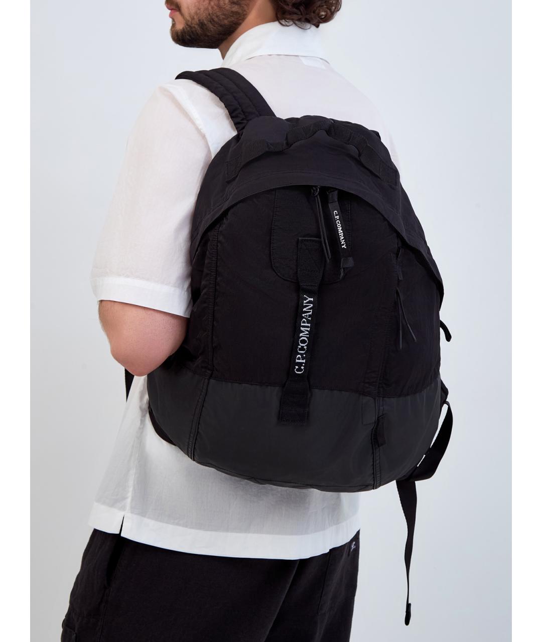 CP COMPANY Черный синтетический рюкзак, фото 2