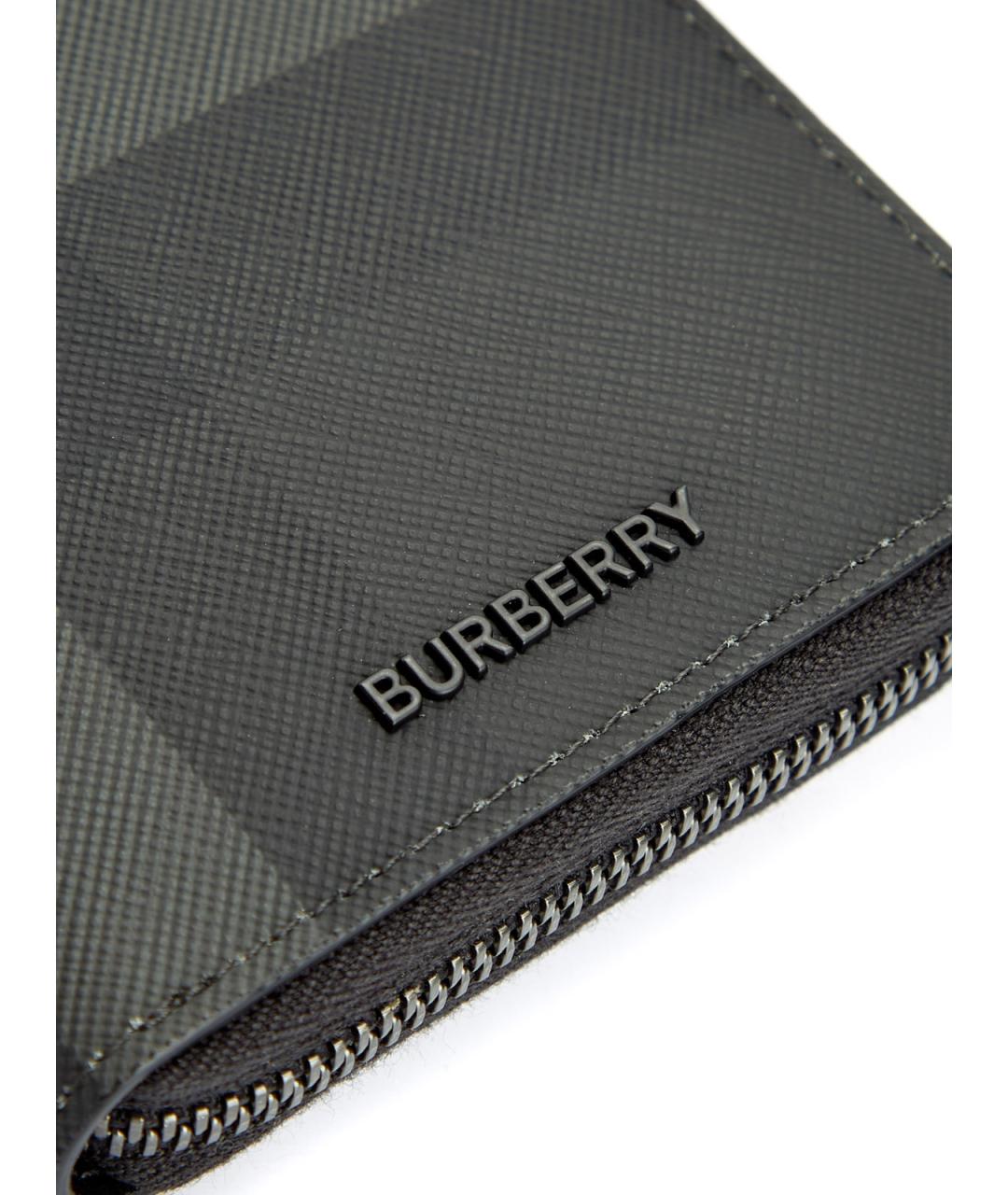 BURBERRY Серый кошелек, фото 6