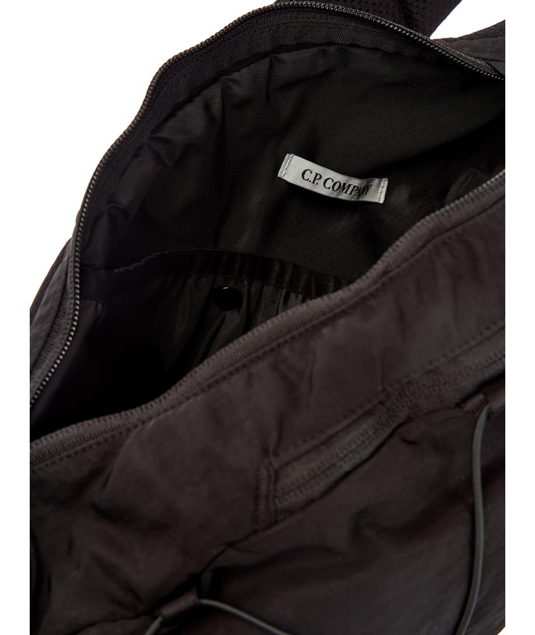 CP COMPANY Черный синтетический рюкзак, фото 8
