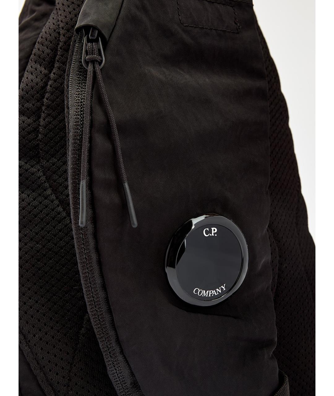 CP COMPANY Черный синтетический рюкзак, фото 7